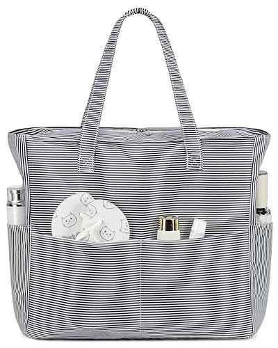 Waterproof Beach Tote Pool Bags for Women Ladies Extra Large Gym Tote Carry On Bag With Wet Compartment for Weekender Travel