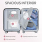 Hardside Expandable Carry On Luggage with Spinner Wheels & Built
