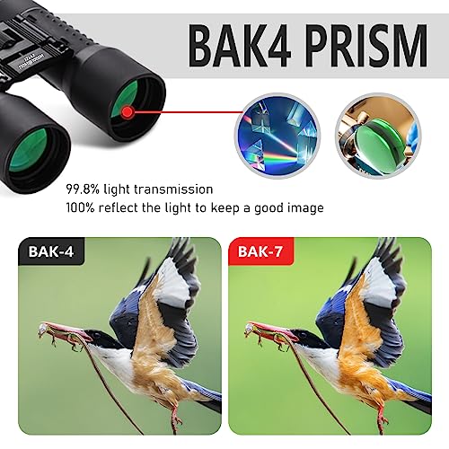 12x42 Waterproof Binoculars for Adults with Large Objective Lens