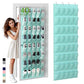 Over the Door Shoe Organizer with 40 Large Breathable Mesh Pockets