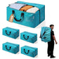 4 Pack Extra Large Moving Bags with Backpack Straps & Handles (4 Count)