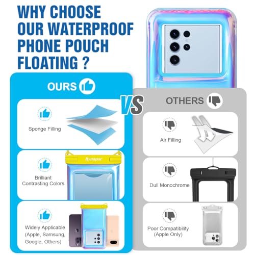 Waterproof Phone Pouch Floating [Up to 8.5''] (2 Count)