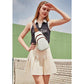 Crossbody Bags for Women Leather Sling Bag for Woman Travel Beige Brown