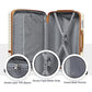 Carry On Luggage 20 Inch Expandable Suitcase with Spinner Wheel (3 Count)