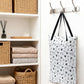 BABY 2 Pack Large Wet Dry Bag Waterproof Hanging Cloth Diaper with Double Zippered Pockets 25x18 inches 2HL04