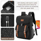 Vintage Backpack Travel Laptop Backpack with usb Charging Port for Women & Men College Backpack Fits 15.6 Inch Laptop Black Brown