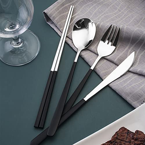 4 Piece Portable Travel Utensils Set with Case 18 (4 Count)