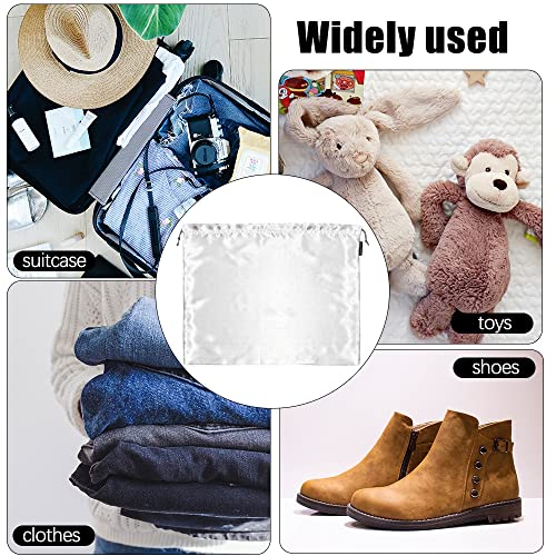 6 Pack Dust Bags for Handbags Silk Dust Cover Bag for Handbags Purses Shoes Boots (6 Count)