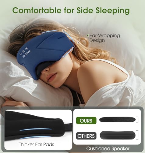 Sleep Mask with Headphones Bluetooth 5.4