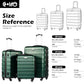 Luggage Set Lightweight Durable Hardshell (3 Count)
