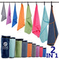 2 Pack Microfiber Camping Towels (2 Count)