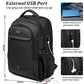 17 Inch Laptop Backpack for Travel with Backpack Rain Cover College Backpack for Men Laptop Bag with USB Charging Port