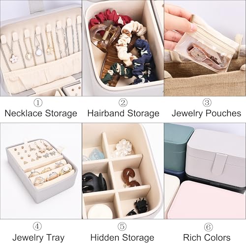 2 Layer Portable Jewelry Box