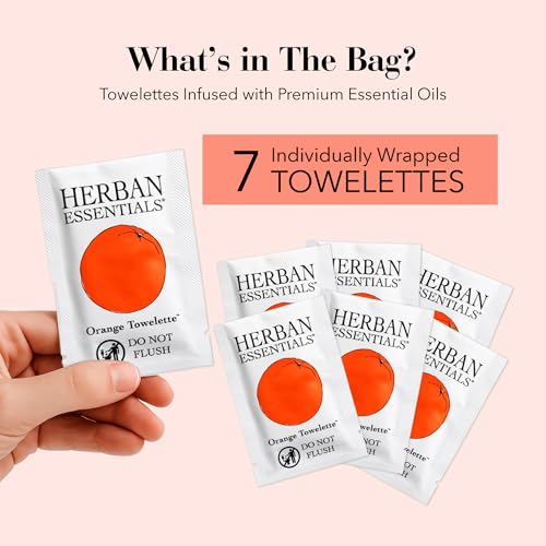 Orange Wipes & Towelettes (7 Count)