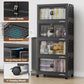 240Qt Stackable Storage Bins with Lid (4 Count)