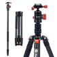 73" 185cm Carbon Fiber Travel Tripod for Camera