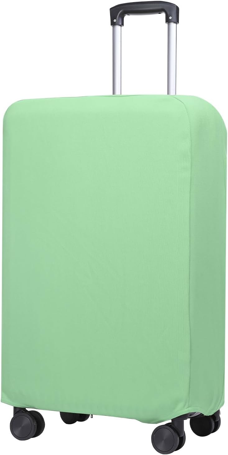 PATIKIL Luggage Cover, Suitcases Covers Elastic Carry on Cover Protector Washable Scratch-Resistant Fits 28-29 Inch Luggage for Travel Business Trips, Light Green