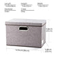 Foldable Storage Boxes with Lids [3 (3 Count)