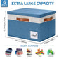 Fabric Storage Bins with Lid 6 Pack