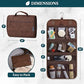 Hanging Toiletry Bag for Women Men Foldable Travel Organizer