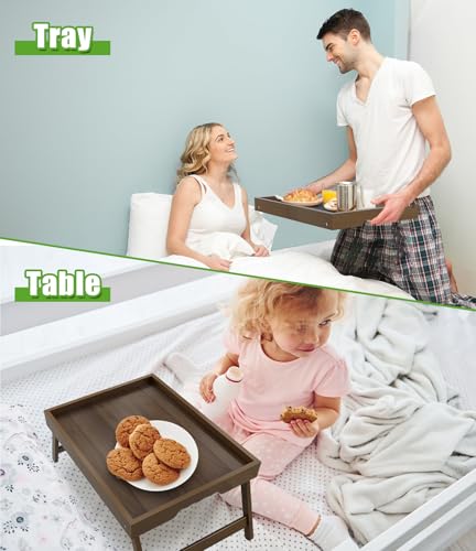 FSC 100% Bamboo Bed Tray with Folding Legs