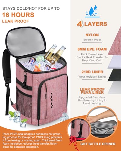 Cooler Backpack Insulated Leak Proof for Women Men Soft Cooler Bag