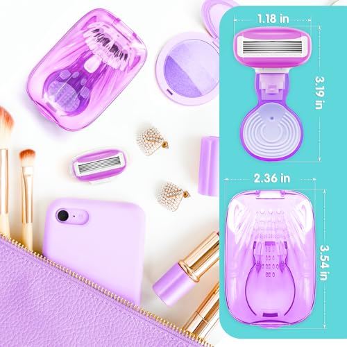 Travel Razors for Women Include 1 Handle 5 Cartridges