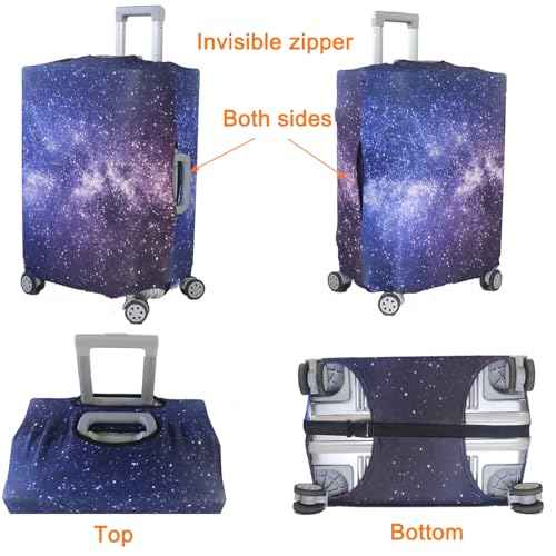Thicker Travel Luggage Covers with Luggage Tag For Suitcase Tsa Approved