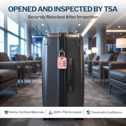 Open Alert TSA Approved Luggage Locks (2 Count)