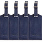 8 Pack Leather Luggage Tags for Suitcases Travel Tag (8 Count)