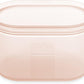 Zip Top Reusable Food Storage Bags | Medium Dish [Peach] | Silicone Meal Prep Container | Microwave, Dishwasher and Freezer Safe | Made in the USA