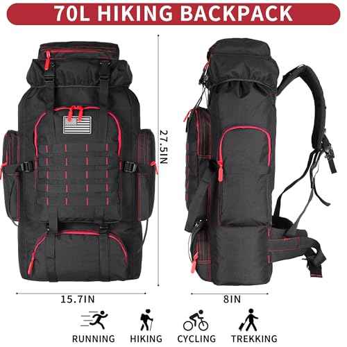 Hiking Backpack for Men 70L