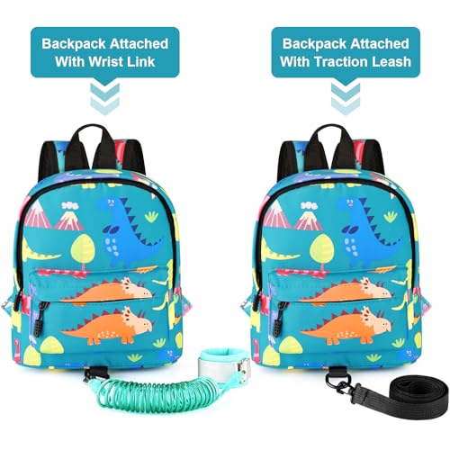 Toddler Backpack Leash with Anti Lost Wrist Link