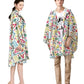 Waterproof Rain Poncho for Women Packable Hooded Raincoat with Pocket