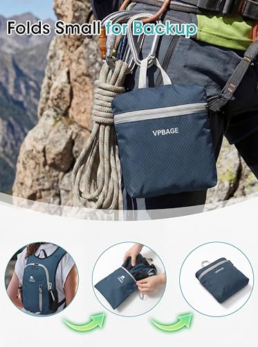 Foldable Small Hiking Backpack with 3 Strap Pockets