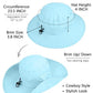 UPF 50+ Wide Brim Sun Hat with Neck Flap