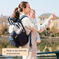 Leather Diaper Bag Backpack