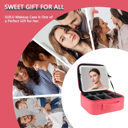 Makeup Bag with Led Mirror