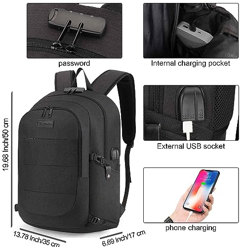 Travel Laptop Backpack Water Resistant Anti