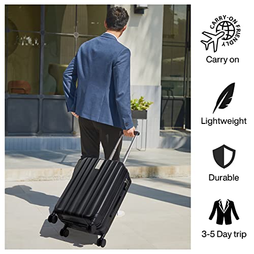 Luggage Sets 2 piece Carry On Luggage with Wheels PC Hard Shell Suitcases Lightweight Checked Travel Luggage Large Travel Suitcase Woman Men 20 (2 Count)
