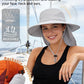 UPF 50+ Wide Brim Sun Hat with Neck Flap