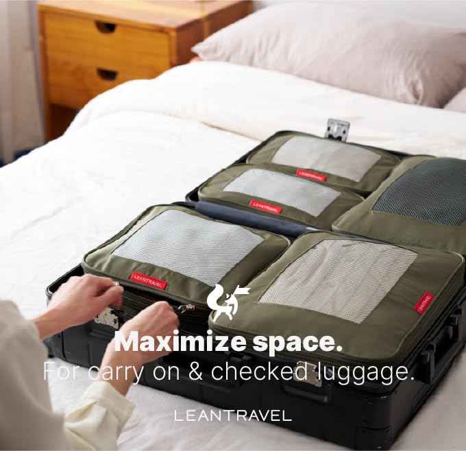 Premium Compression Packing Cubes for Travel