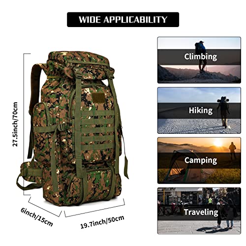 Hiking Backpack for Men 70L