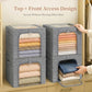 Clothes Storage Bins with Metal Frame for Closet (6 Count)