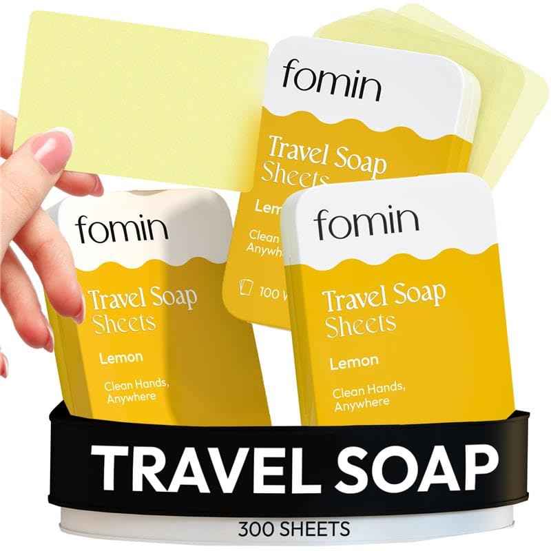Paper Soap Sheets Tin for Traveling