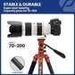 62" Video Camera Tripod with Fluid Head for Smooth Panning