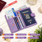 Premium Leather Passport Holder Covers Case