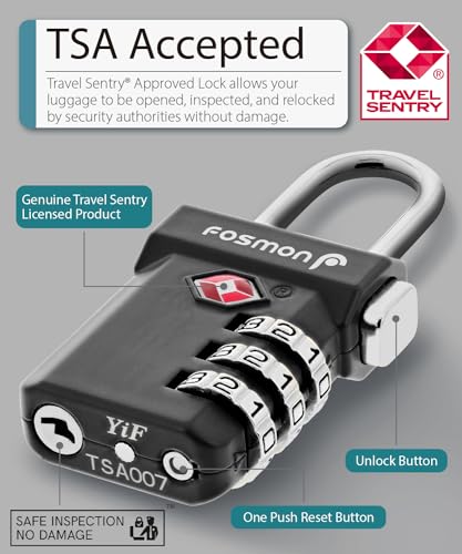 TSA Approved Luggage Locks
