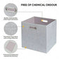 3X Thicker Fabric Storage Cubes 13 inch Collapsible Storage Bins for Organization (4 Count)
