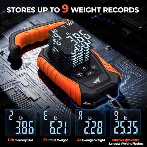 Weighmaster Digital Fish Scale with Lip Gripper